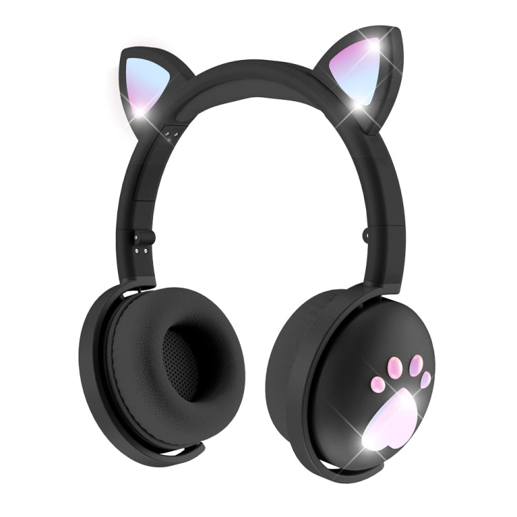 Cuffie Bluetooth BK9 HiFi 7.1 con orecchie di gatto luminose