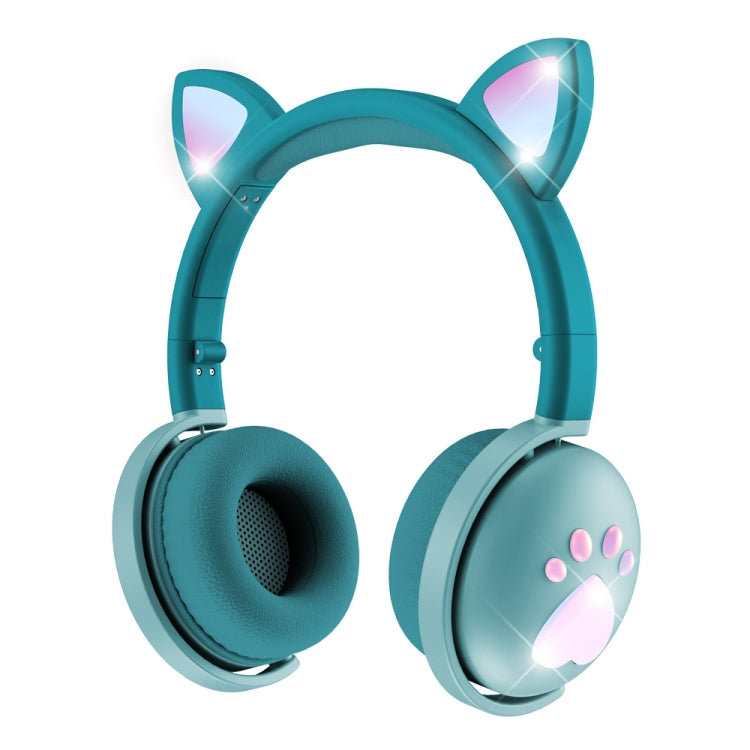 Cuffie Bluetooth BK9 HiFi 7.1 con orecchie di gatto luminose