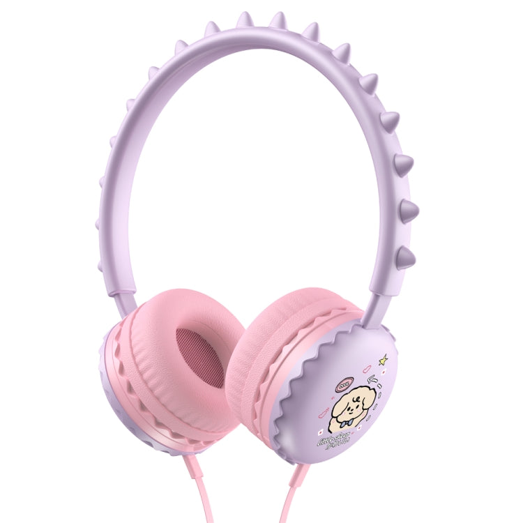Y19 Cute Cartoon Cuffie cablate per bambini Bambini con microfono Cuffie stereo per casco musicale per regali per bambini
