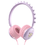Y19 Cute Cartoon Cuffie cablate per bambini Bambini con microfono Cuffie stereo per casco musicale per regali per bambini