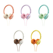 Y19 Cute Cartoon Cuffie cablate per bambini Bambini con microfono Cuffie stereo per casco musicale per regali per bambini