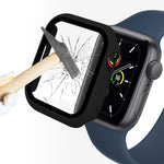 ENKAY Hat-Prince 2 in 1 PC Frame + 9H Protezione in vetro temperato Custodia a copertura totale per Apple Watch Series 7 45mm