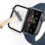 ENKAY Hat-Prince 2 in 1 PC Frame + 9H Protezione in vetro temperato Custodia a copertura totale per Apple Watch Series 7 45mm