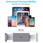 Supporto regolabile in alluminio per smartphone e tablet