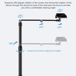 Supporto da tavolo regolabile per tablet e smartphone 3,5-6"