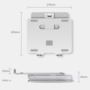 Supporto per laptop in lega di alluminio AP-2V, AP-2V