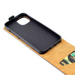 Custodia in pelle TPU verticale stile business con slot per schede, For iPhone 13, For iPhone 13 Pro, For iPhone 13 Pro Max, For iPhone 13 mini, For Samsung Galaxy S21 5G, For Samsung Galaxy S21 Ultra 5G, For Samsung Galaxy Quantum 2                   ...