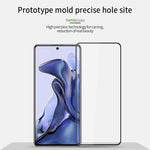 PINWUYO 9H Pellicola in vetro temperato a schermo intero curvo 3D antideflagrante, For Xiaomi Mi 11T / 11T Pro