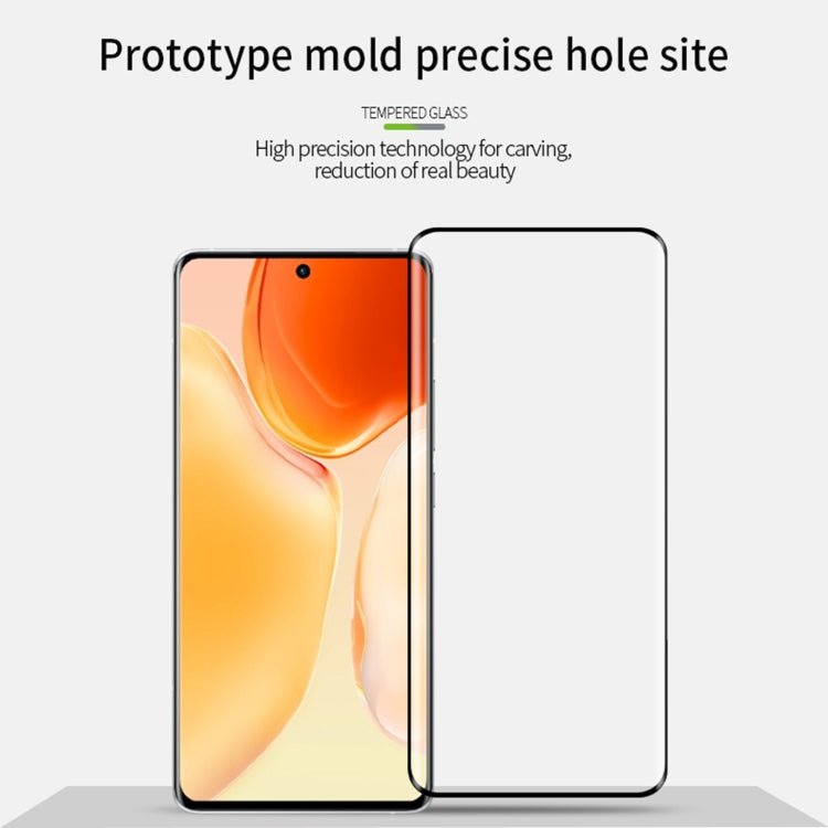 PINWUYO 9H Pellicola in vetro temperato per piegatura a caldo 3D, For vivo X70 Pro