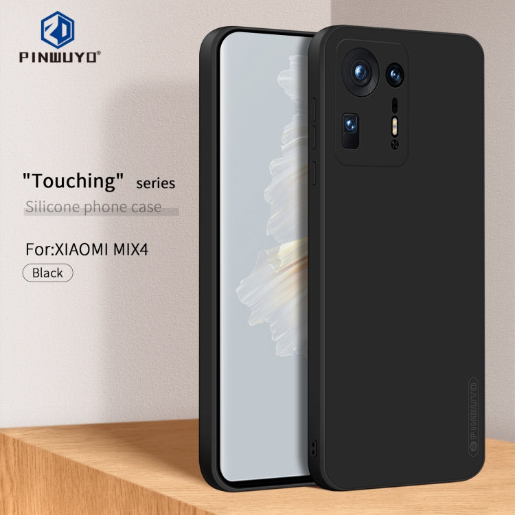 Custodia antiurto in TPU in silicone liquido serie Touching PINWUYO, For Xiaomi Mix 4