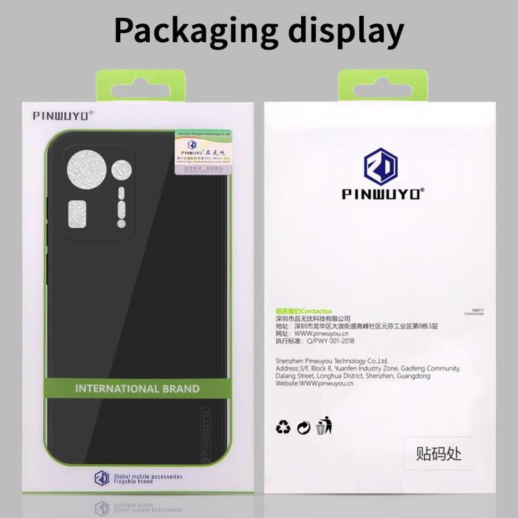 Custodia antiurto in TPU in silicone liquido serie Touching PINWUYO, For Xiaomi Mix 4