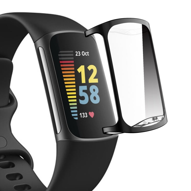 Per Fitbit Charge 5 ENKAY Hat-Prince Copertura completa Custodia morbida in TPU elettrolitico Copertura antigraffio