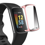 Per Fitbit Charge 5 ENKAY Hat-Prince Copertura completa Custodia morbida in TPU elettrolitico Copertura antigraffio