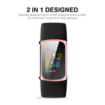 Per Fitbit Charge 5 ENKAY Hat-Prince Copertura completa Custodia morbida in TPU elettrolitico Copertura antigraffio