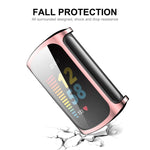 Per Fitbit Charge 5 ENKAY Hat-Prince Copertura completa Custodia morbida in TPU elettrolitico Copertura antigraffio