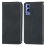 Custodia in pelle a vibrazione orizzontale magnetica retrò con sensazione di pelle con supporto e slot per schede e portafoglio e cornice per foto, For vivo Y72 5G, For OPPO Realme C21Y