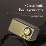 Altoparlante retrò wireless in legno BT5.0