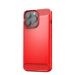 Custodia morbida in TPU in fibra di carbonio con trama spazzolata serie MOFI Gentleness, For iPhone 13 mini, For iPhone 13, For iPhone 13 Pro, For iPhone 13 Pro Max