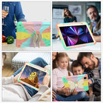 PC + custodia per tablet anti-caduta in silicone con supporto a farfalla e slot per penna per iPad Pro 11 2018 e 2020 e 2021 e Air 2020 10.9, For iPad Pro 11 2018 & 2020 & 2021 & Air 2020 10.9