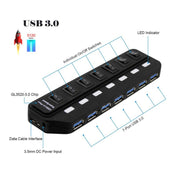 Splitter di commutazione indipendente HUB USB 3.0 a 7 porte, Splitter