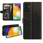 Per Samsung Galaxy A13 5G R64 Texture Custodia protettiva a vibrazione orizzontale singola con supporto e slot per schede e portafogli e cornice per foto