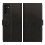 Per Samsung Galaxy A13 5G R64 Texture Custodia protettiva a vibrazione orizzontale singola con supporto e slot per schede e portafogli e cornice per foto