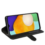 Per Samsung Galaxy A13 5G R64 Texture Custodia protettiva a vibrazione orizzontale singola con supporto e slot per schede e portafogli e cornice per foto