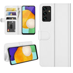 Per Samsung Galaxy A13 5G R64 Texture Custodia protettiva a vibrazione orizzontale singola con supporto e slot per schede e portafogli e cornice per foto