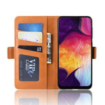 Custodia per cellulare in pelle con supporto a portafoglio per Samsung Galaxy A50, For Galaxy A50