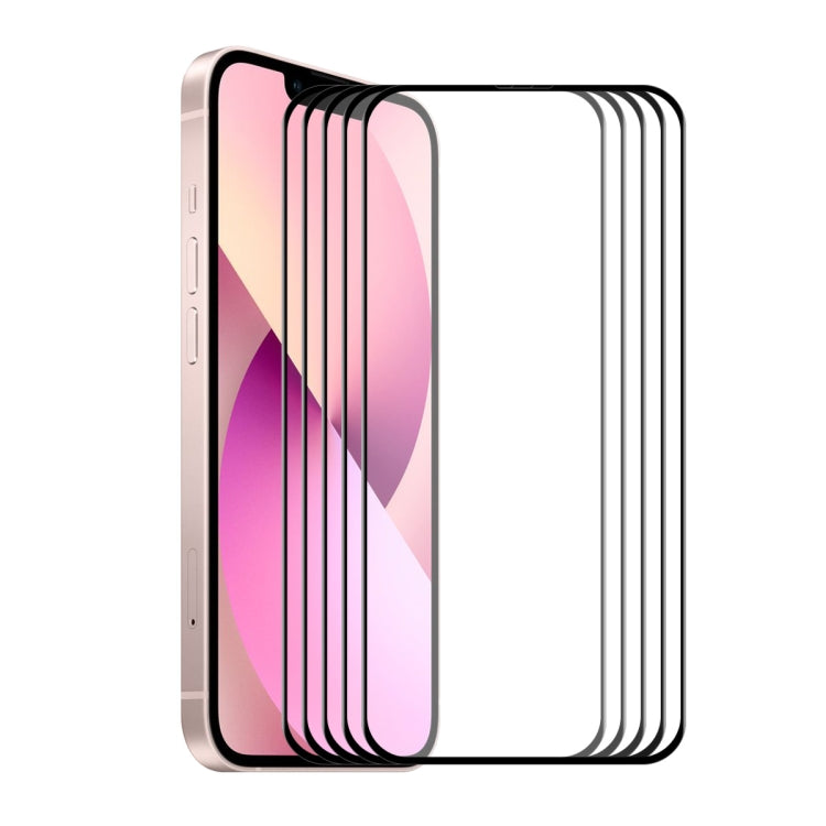 ENKAY Hat-Prince Full Glue Vetro temperato 6D Protezione antigraffio a copertura totale per iPhone 13 mini, For iPhone 13 mini 1pcs, For iPhone 13 mini 2pcs, For iPhone 13 mini 5pcs