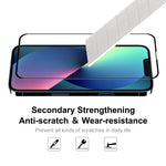 ENKAY Hat-Prince Full Glue Vetro temperato 6D Protezione antigraffio a copertura totale per iPhone 13/13 Pro, 1pcs, 2pcs, 5pcs