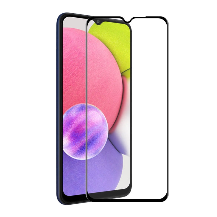 ENKAY Hat-Prince Full Glue Vetro temperato 6D Protezione antigraffio a copertura totale, For Samsung Galaxy A03s 164mm(1pc), For Samsung Galaxy A03s 166mm(1pc), For Samsung Galaxy A22 4G(1pc), For Samsung Galaxy A22 5G(1pc), For Samsung Galaxy A32 4G(1...
