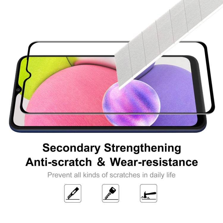 2 PZ ENKAY Hat-Prince Full Glue Vetro temperato Protezione antigraffio a copertura totale 6D, For Samsung Galaxy A03s 164mm(2pcs), For Samsung Galaxy A03s 166mm(2pcs), For Samsung Galaxy A22 4G(2pcs), For Samsung Galaxy A22 5G(2pcs)                    ...