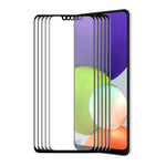 5 PZ ENKAY Hat-Prince Full Glue Vetro temperato Protezione antigraffio a copertura totale 6D, For Samsung Galaxy A03s 164mm(5pcs), For Samsung Galaxy A03s 166mm(5pcs), For Samsung Galaxy A22 4G(5pcs), For Samsung Galaxy A22 5G(5pcs)                    ...