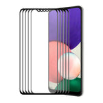 5 PZ ENKAY Hat-Prince Full Glue Vetro temperato Protezione antigraffio a copertura totale 6D, For Samsung Galaxy A03s 164mm(5pcs), For Samsung Galaxy A03s 166mm(5pcs), For Samsung Galaxy A22 4G(5pcs), For Samsung Galaxy A22 5G(5pcs)                    ...