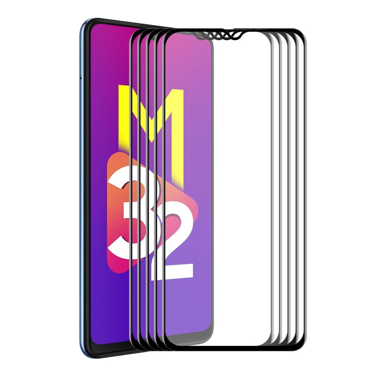5 PZ ENKAY Hat-Prince Full Glue Vetro temperato Protezione antigraffio a copertura totale 6D, For Samsung Galaxy A03s 164mm(5pcs), For Samsung Galaxy A03s 166mm(5pcs), For Samsung Galaxy A22 4G(5pcs), For Samsung Galaxy A22 5G(5pcs)                    ...