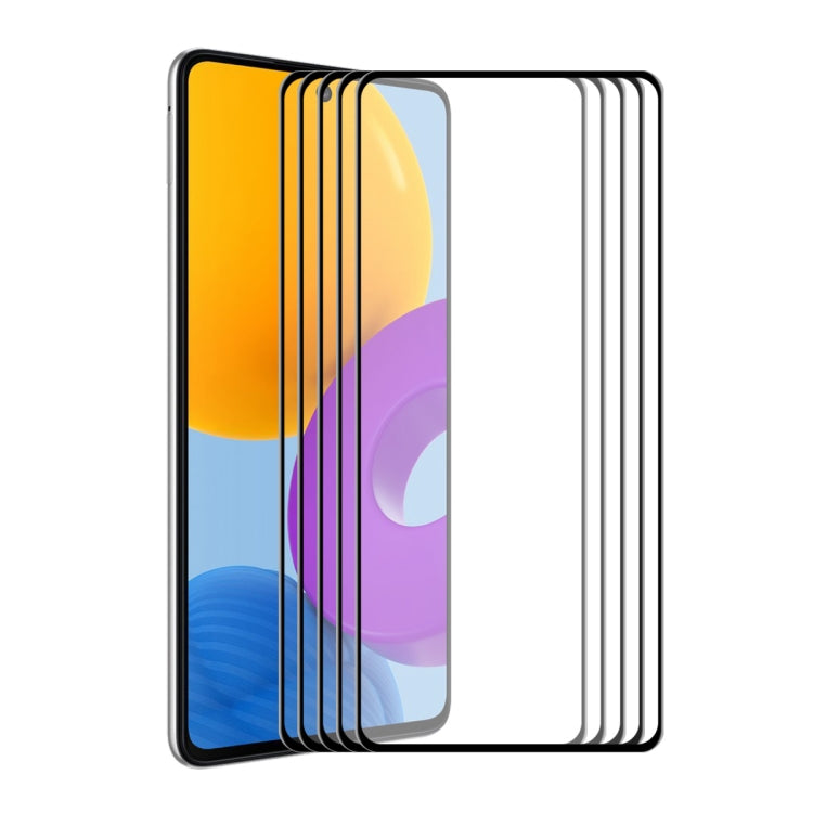 5 PZ ENKAY Hat-Prince Full Glue Vetro temperato Protezione antigraffio a copertura totale 6D, For Samsung Galaxy A03s 164mm(5pcs), For Samsung Galaxy A03s 166mm(5pcs), For Samsung Galaxy A22 4G(5pcs), For Samsung Galaxy A22 5G(5pcs)                    ...
