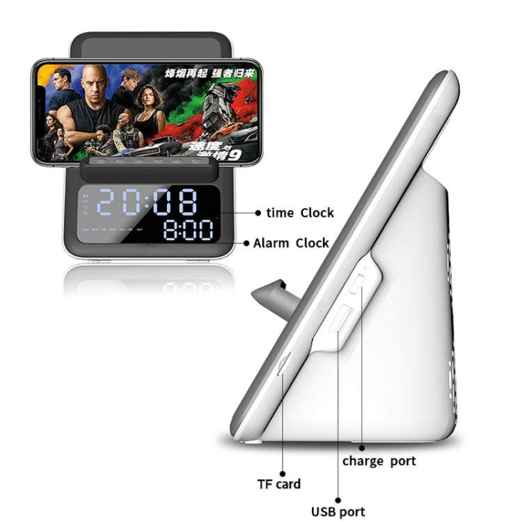 AEC BT512 Altoparlante Bluetooth con Caricabatterie Wireless
