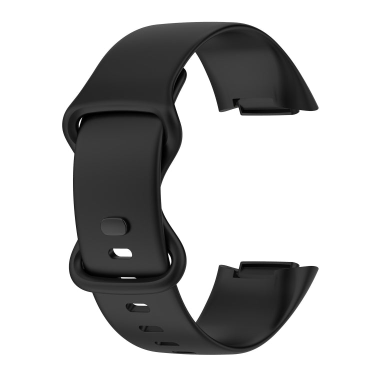 Per Fitbit Charge 5 Gel di silice monocromatico per sostituire il cinturino dell'orologio, Size：Large Size, Size: Small Size
