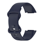 Per Fitbit Charge 5 Gel di silice monocromatico per sostituire il cinturino dell'orologio, Size：Large Size, Size: Small Size