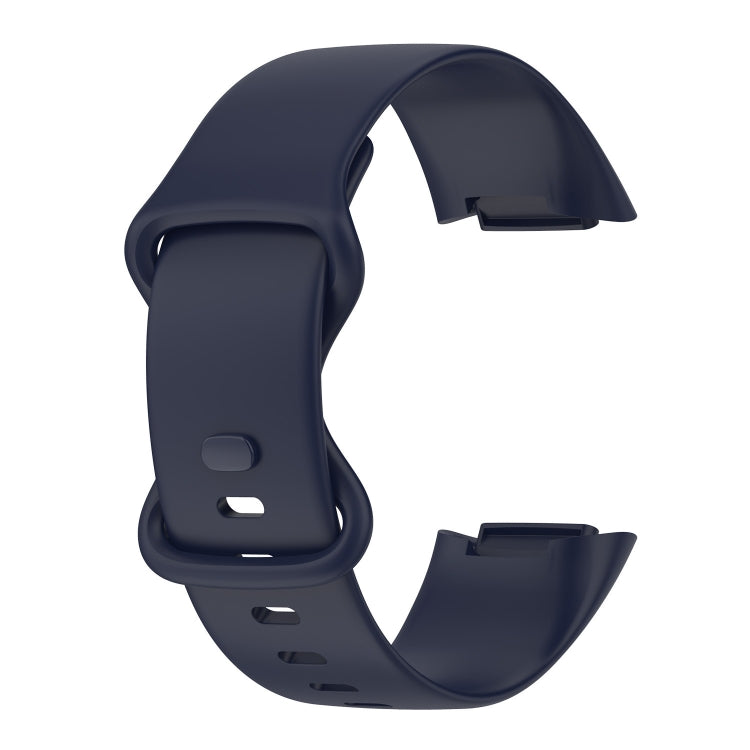 Per Fitbit Charge 5 Gel di silice monocromatico per sostituire il cinturino dell'orologio, Size：Large Size, Size: Small Size