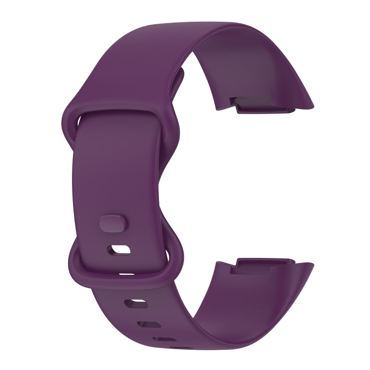Per Fitbit Charge 5 Gel di silice monocromatico per sostituire il cinturino dell'orologio, Size：Large Size, Size: Small Size