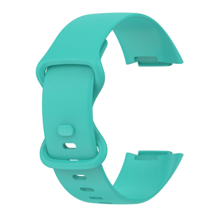 Per Fitbit Charge 5 Gel di silice monocromatico per sostituire il cinturino dell'orologio, Size：Large Size, Size: Small Size