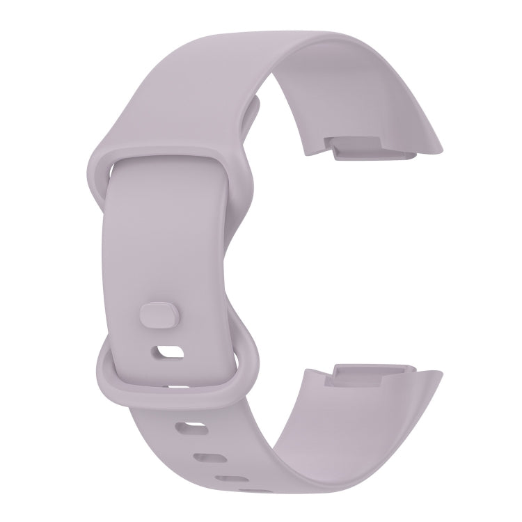 Per Fitbit Charge 5 Gel di silice monocromatico per sostituire il cinturino dell'orologio, Size：Large Size, Size: Small Size