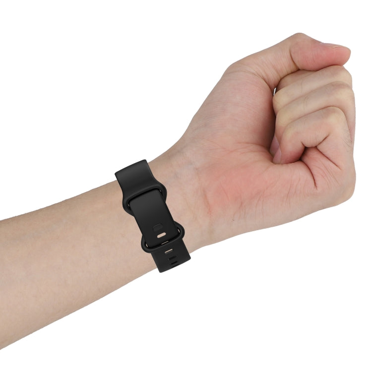 Per Fitbit Charge 5 Gel di silice monocromatico per sostituire il cinturino dell'orologio, Size：Large Size, Size: Small Size