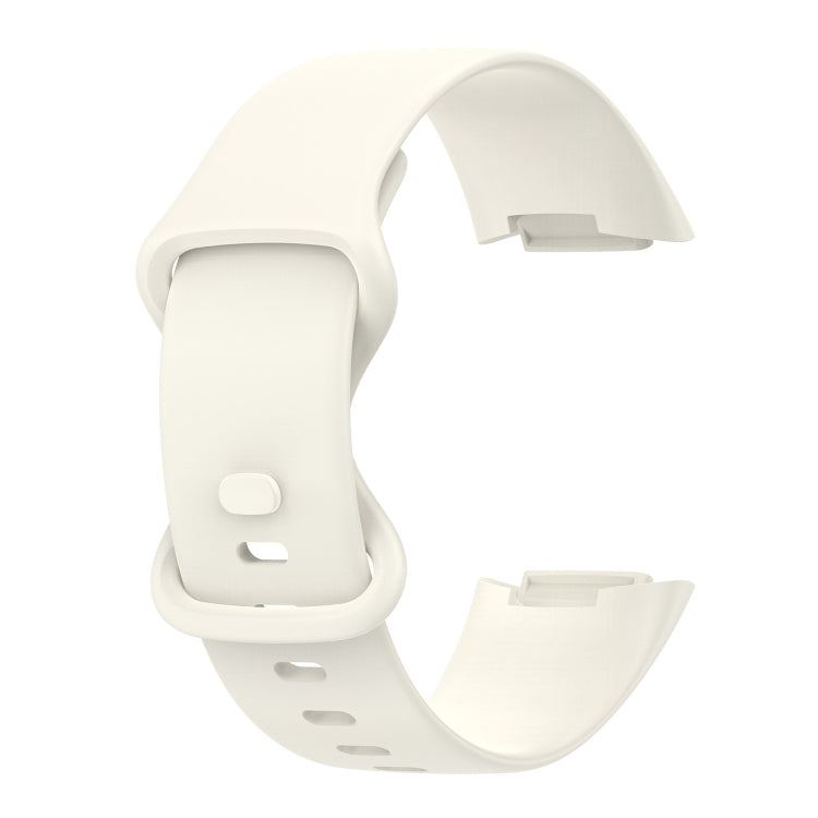 Per Fitbit Charge 5 Gel di silice monocromatico per sostituire il cinturino dell'orologio, Size：Large Size, Size: Small Size