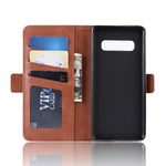 Custodia per cellulare in pelle con supporto a portafoglio per Samsung Galaxy S10 Plus, For Galaxy S10 Plus