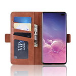 Custodia per cellulare in pelle con supporto a portafoglio per Samsung Galaxy S10 Plus, For Galaxy S10 Plus