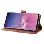 Custodia per cellulare in pelle con supporto a portafoglio per Samsung Galaxy S10 Plus, For Galaxy S10 Plus