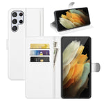 Per Samsung Galaxy S22 Ultra 5G Litchi Texture Custodia protettiva a vibrazione orizzontale con supporto e slot per schede e portafoglio, For Galaxy S22 Ultra 5G